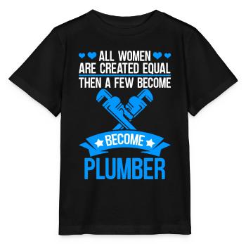 Pipe installation Pipe installer pipes - Stanley/Stella MINI CREATOR Kids’ T-Shirt - black - Front - Mikhail (115cm)