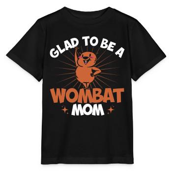Wombat Wombats Australia Outback Cadeau - T-shirt bio MINI CREATOR Stanley/Stella Enfant - noir - Devant - Mikhail (115cm)