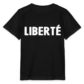 Liberté - T-shirt bio MINI CREATOR Stanley/Stella Enfant - noir - Devant - Mikhail (115cm)