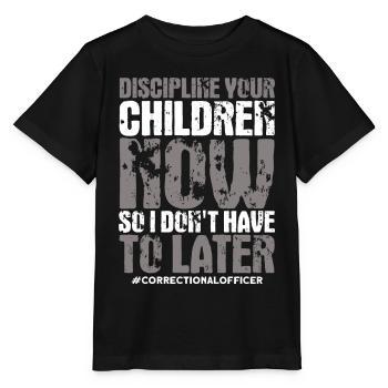 Gardien de prison Gardien de prison Gardien de prison - T-shirt bio MINI CREATOR Stanley/Stella Enfant - noir - Devant - Mikhail (115cm)