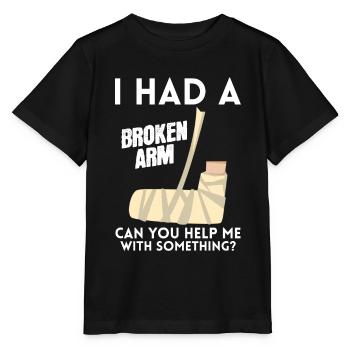 Knochen Ellbogen Hand Handgelenk Verletzung Ich - Stanley/Stella Kinder T-Shirt MINI CREATOR  - Schwarz - Vorne - Mikhail (115cm)