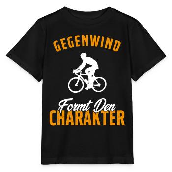 Les vents contraires forgent le caractère - T-shirt bio MINI CREATOR Stanley/Stella Enfant - noir - Devant - Mikhail (115cm)