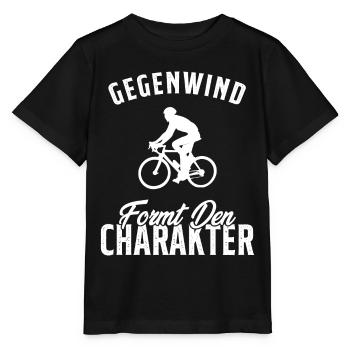 Les vents contraires forgent le caractère - T-shirt bio MINI CREATOR Stanley/Stella Enfant - noir - Devant - Mikhail (115cm)