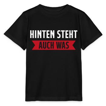 Hinten steht auch was - Stanley/Stella Kinder T-Shirt MINI CREATOR  - Schwarz - Vorne - Mikhail (115cm)
