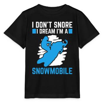 Rêve, je suis un - T-shirt bio MINI CREATOR Stanley/Stella Enfant - noir - Devant - Mikhail (115cm)