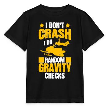 Je ne tombe pas - T-shirt bio MINI CREATOR Stanley/Stella Enfant - noir - Devant - Mikhail (115cm)