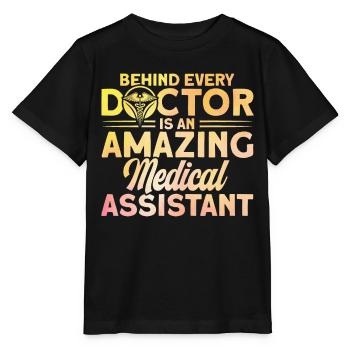 Assistentin im Gesundheitswesen Medizinische Assis - Stanley/Stella Kinder T-Shirt MINI CREATOR  - Schwarz - Vorne - Mikhail (115cm)