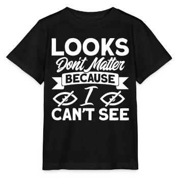 The appearance does not matter blind gift - Stanley/Stella MINI CREATOR Kids’ T-Shirt - black - Front - Mikhail (115cm)