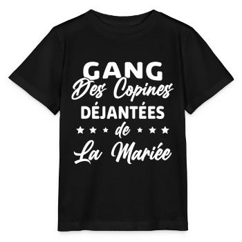 Gang des Copines Déjantées De La Mariée - T-shirt bio MINI CREATOR Stanley/Stella Enfant - noir - Devant - Mikhail (115cm)