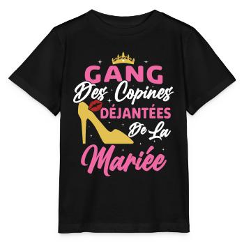 Gang des Copines Déjantées De La Mariée - T-shirt bio MINI CREATOR Stanley/Stella Enfant - noir - Devant - Mikhail (115cm)