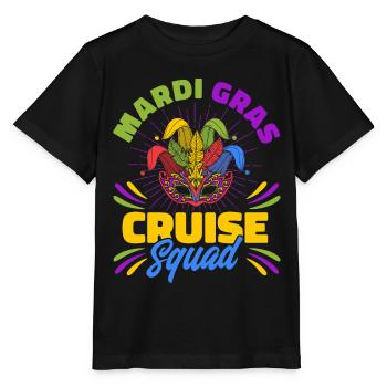 Mardi Gras Cruise Squad Mardi Gras Geschenk - Stanley/Stella Kinder T-Shirt MINI CREATOR  - Schwarz - Vorne - Mikhail (115cm)