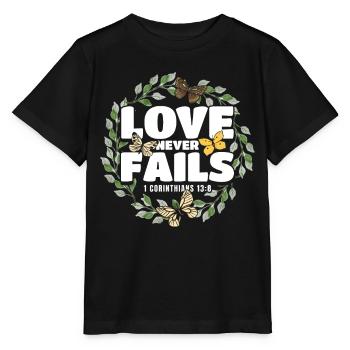 Christlich Bibelvers Religiös Geschenk - Stanley/Stella Kinder T-Shirt MINI CREATOR  - Schwarz - Vorne - Mikhail (115cm)
