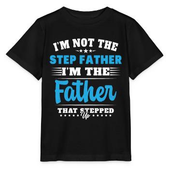 Ich bin nicht der Schwiegervater, der aufgestanden ist - Stanley/Stella Kinder T-Shirt MINI CREATOR  - Schwarz - Vorne - Mikhail (115cm)