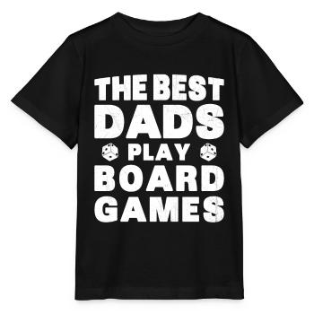 Meilleurs Pères Jouent Jeux de Plateau Cadeau - T-shirt bio MINI CREATOR Stanley/Stella Enfant - noir - Devant - Mikhail (115cm)