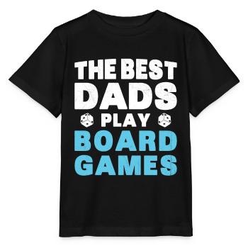 Meilleurs Pères Jouent Jeux de Plateau Cadeau - T-shirt bio MINI CREATOR Stanley/Stella Enfant - noir - Devant - Mikhail (115cm)