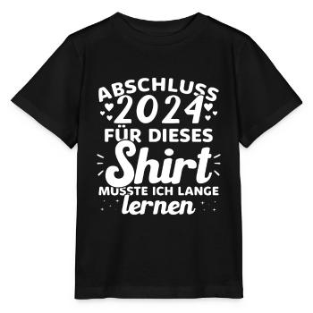 Abschluss 2024 Abschluss der Realschule - Stanley/Stella Kinder T-Shirt MINI CREATOR  - Schwarz - Vorne - Mikhail (115cm)