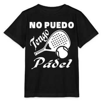 Ich kann keine Padel-Padel-Athleten haben - Stanley/Stella Kinder T-Shirt MINI CREATOR  - Schwarz - Vorne - Mikhail (115cm)