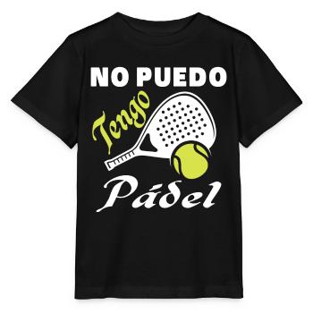 Ich kann keine Padel-Padel-Athleten haben - Stanley/Stella Kinder T-Shirt MINI CREATOR  - Schwarz - Vorne - Mikhail (115cm)
