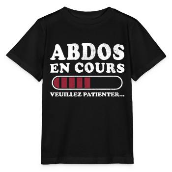 Abs in progress please wait - Stanley/Stella MINI CREATOR Kids’ T-Shirt - black - Front - Mikhail (115cm)