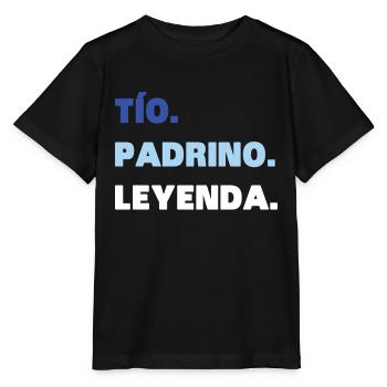 Onkel Pate Legende - Stanley/Stella Kinder T-Shirt MINI CREATOR  - Schwarz - Vorne - Mikhail (115cm)