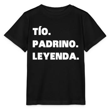 Onkel Pate Legende - Stanley/Stella Kinder T-Shirt MINI CREATOR  - Schwarz - Vorne - Mikhail (115cm)