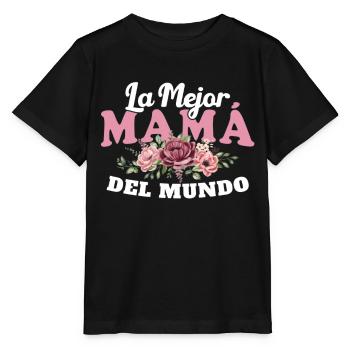 Le meilleur cadeau au monde pour la fête des mères - T-shirt bio MINI CREATOR Stanley/Stella Enfant - noir - Devant - Mikhail (115cm)