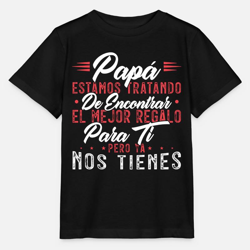Vatertag Mann Papa Tochter Sohn Geschenk Vater - Stanley/Stella Kinder T-Shirt MINI CREATOR  - Schwarz