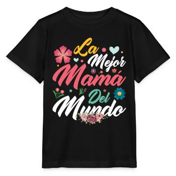 Le meilleur cadeau de maman au monde pour la fête des mères - T-shirt bio MINI CREATOR Stanley/Stella Enfant - noir - Devant - Mikhail (115cm)