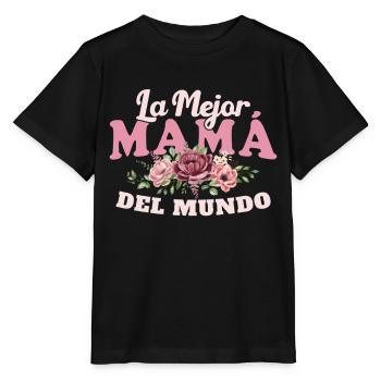 Le meilleur cadeau au monde pour la fête des mères - T-shirt bio MINI CREATOR Stanley/Stella Enfant - noir - Devant - Mikhail (115cm)