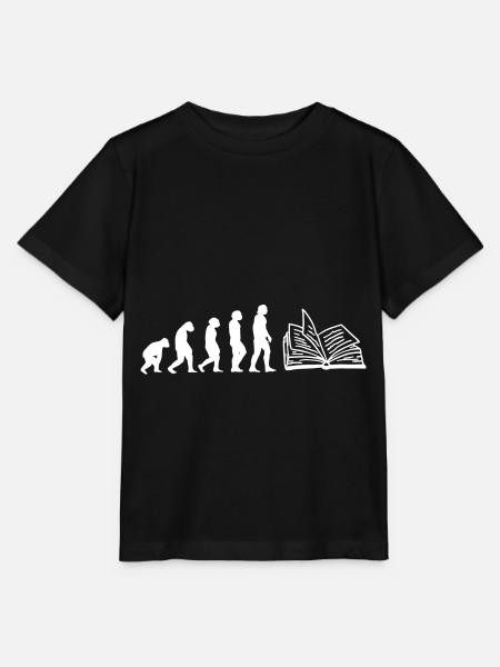Evolution Geschichtslehrer - Stanley/Stella Kinder T-Shirt MINI CREATOR - Schwarz