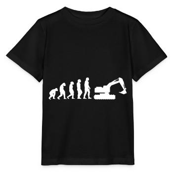 Evolution Tiefbauer - Stanley/Stella Kinder T-Shirt MINI CREATOR  - Schwarz - Vorne - Mikhail (115cm)