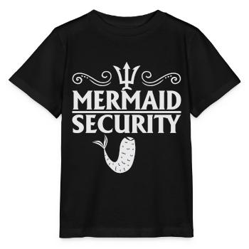 Sécurité des sirènes - T-shirt bio MINI CREATOR Stanley/Stella Enfant - noir - Devant - Mikhail (115cm)