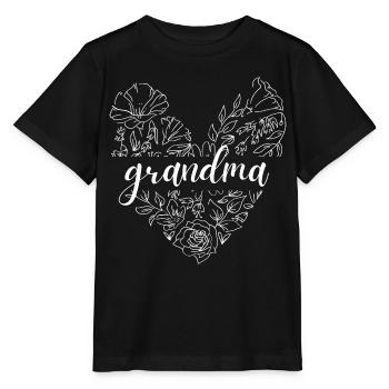 Grandma. Grandma gift - Stanley/Stella MINI CREATOR Kids’ T-Shirt - black - Front - Mikhail (115cm)