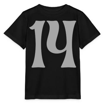 14 - T-shirt bio MINI CREATOR Stanley/Stella Enfant - noir - Devant - Mikhail (115cm)