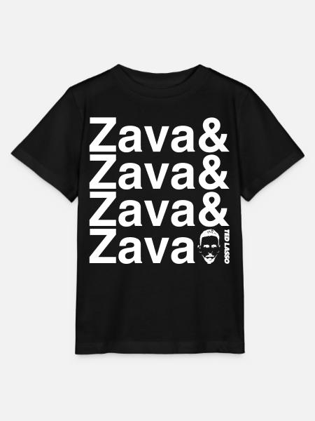 Ted Lasso Zava Writting In White - T-shirt MINI CREATOR barn från Stanley/Stella - svart
