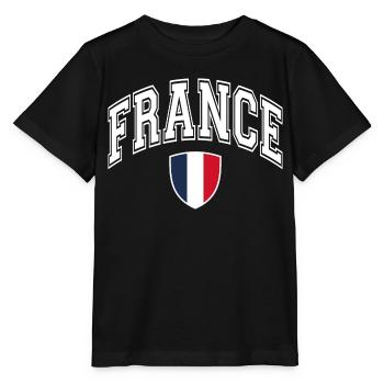 France - T-shirt bio MINI CREATOR Stanley/Stella Enfant - noir - Devant - Mikhail (115cm)