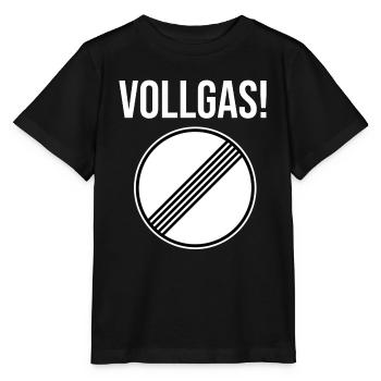 Signe de la manette des gaz illimitée - T-shirt bio MINI CREATOR Stanley/Stella Enfant - noir - Devant - Mikhail (115cm)