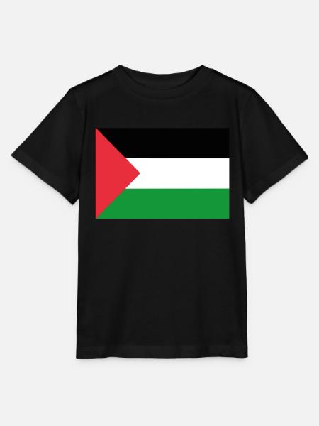 Officiële Palestijnse Vlag Palestinian Country Pride - Stanley/Stella T-shirt MINI CREATOR til børn - sort