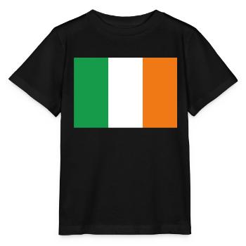 Drapeau officiel de l’Irlande Irish Country Pride - T-shirt bio MINI CREATOR Stanley/Stella Enfant - noir - Devant - Mikhail (115cm)