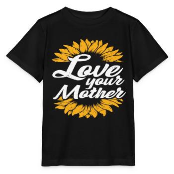 Aime ta mère Mère Citations d’amour - T-shirt bio MINI CREATOR Stanley/Stella Enfant - noir - Devant - Mikhail (115cm)