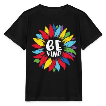 Sei freundlich Autismus Motivation Zitate - Stanley/Stella Kinder T-Shirt MINI CREATOR  - Schwarz - Vorne - Mikhail (115cm)