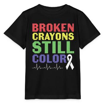 Brechen Sie das Stigma Talk über psychische Gesundheit - Stanley/Stella Kinder T-Shirt MINI CREATOR  - Schwarz - Vorne - Mikhail (115cm)
