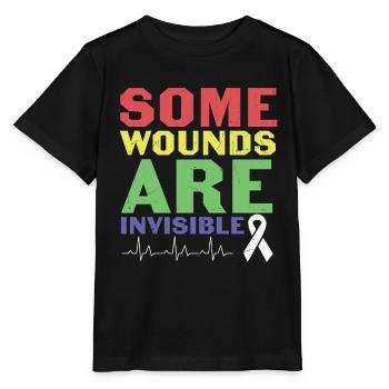 Not Every Disability Is Visible Mental Health - Stanley/Stella MINI CREATOR Kids’ T-Shirt - black - Front - Mikhail (115cm)