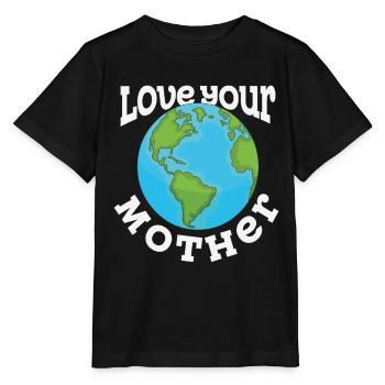 Aime ta mère Mère Citations d’amour - T-shirt bio MINI CREATOR Stanley/Stella Enfant - noir - Devant - Mikhail (115cm)