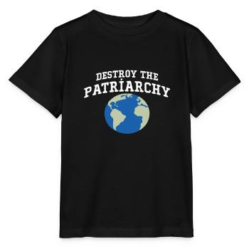 Destroy The Patriarchy - Stanley/Stella MINI CREATOR Kids’ T-Shirt - black - Front - Mikhail (115cm)