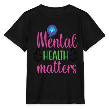 Mental Health Matters Citations - T-shirt bio MINI CREATOR Stanley/Stella Enfant - noir - Devant - Mikhail (115cm)