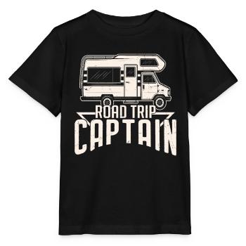 Road Trip Captain Road Trip Citations - T-shirt bio MINI CREATOR Stanley/Stella Enfant - noir - Devant - Mikhail (115cm)