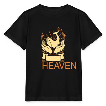 Safe Wildlife et Go To Heaven Citations sur la faune - T-shirt bio MINI CREATOR Stanley/Stella Enfant - noir - Devant - Mikhail (115cm)