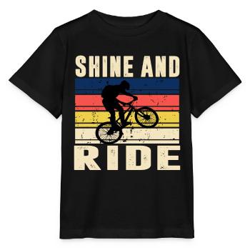 Shine and Ride Cool Citations - T-shirt bio MINI CREATOR Stanley/Stella Enfant - noir - Devant - Mikhail (115cm)