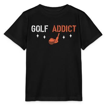 Golf addict - Stanley/Stella MINI CREATOR Kids’ T-Shirt - black - Front - Mikhail (115cm)